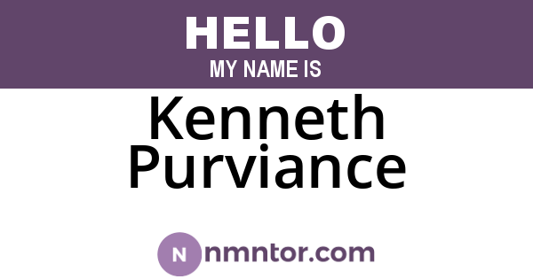 Kenneth Purviance