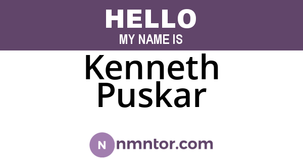 Kenneth Puskar