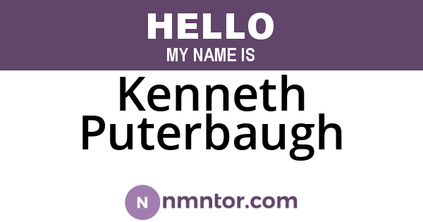Kenneth Puterbaugh
