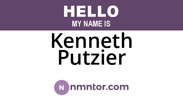 Kenneth Putzier