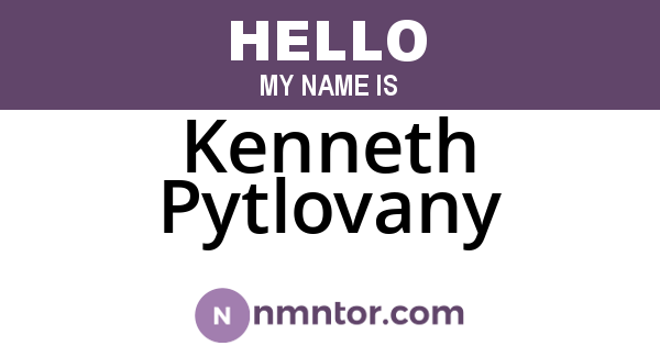 Kenneth Pytlovany