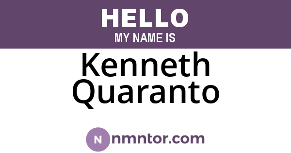 Kenneth Quaranto