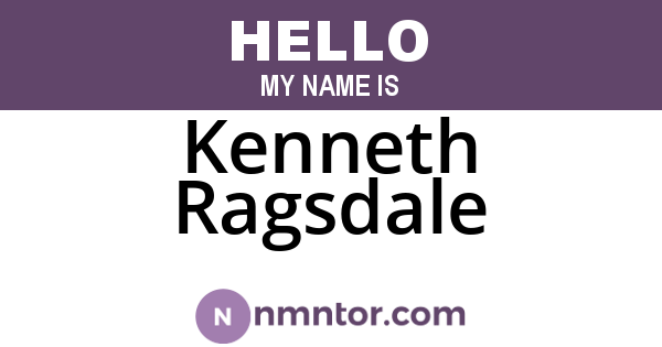 Kenneth Ragsdale
