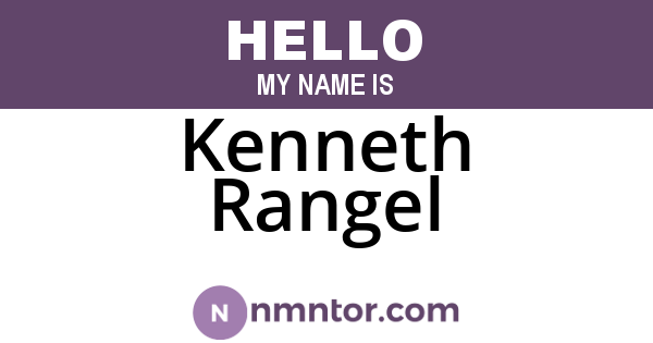 Kenneth Rangel
