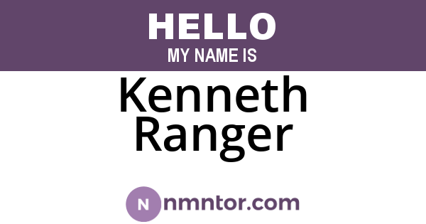 Kenneth Ranger