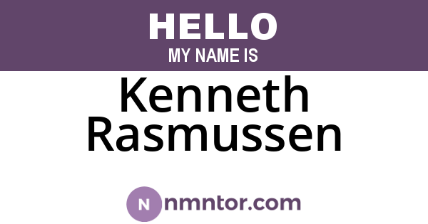 Kenneth Rasmussen