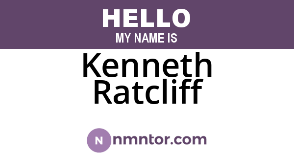 Kenneth Ratcliff