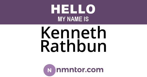 Kenneth Rathbun