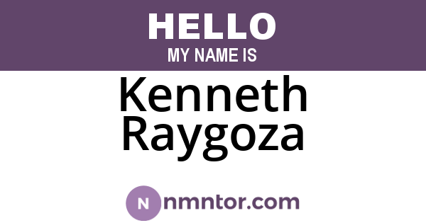 Kenneth Raygoza