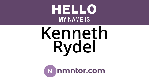 Kenneth Rydel