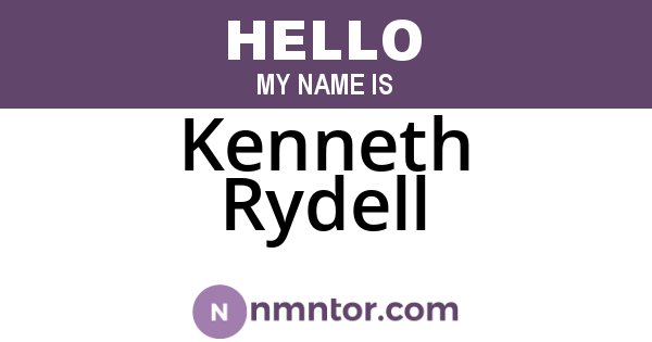 Kenneth Rydell