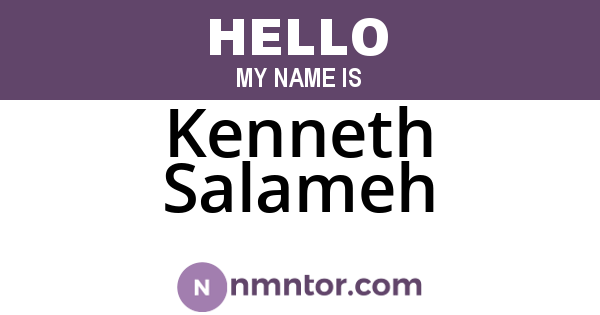Kenneth Salameh