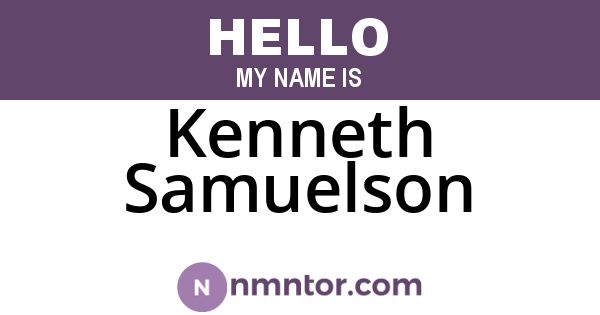 Kenneth Samuelson