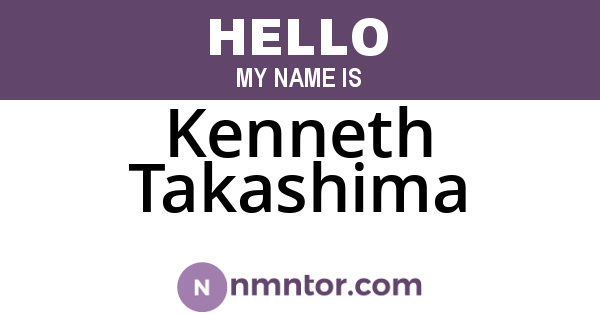 Kenneth Takashima