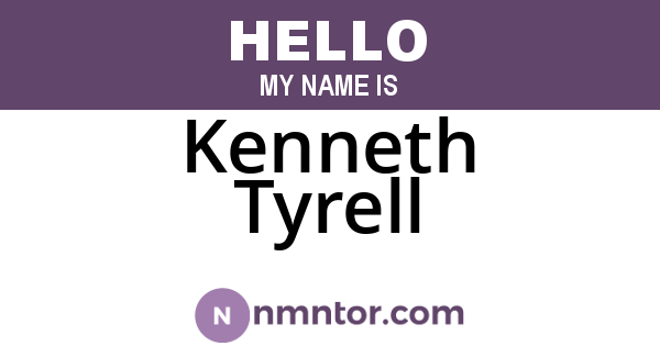 Kenneth Tyrell