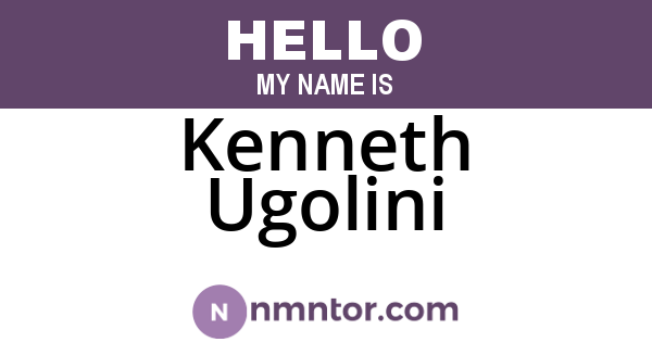 Kenneth Ugolini