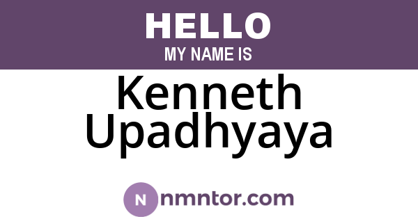 Kenneth Upadhyaya