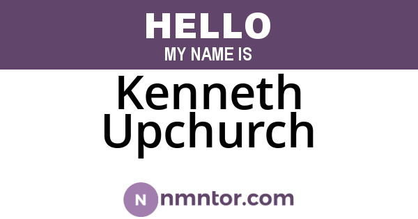 Kenneth Upchurch