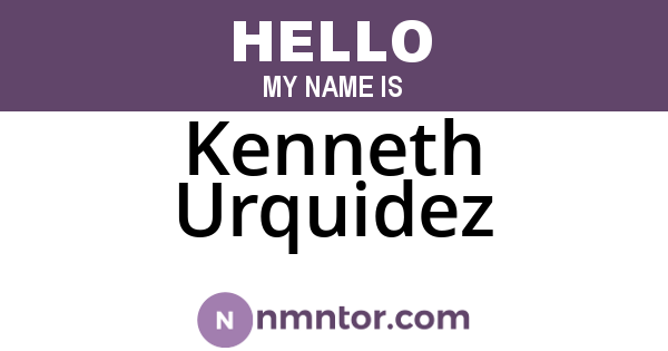 Kenneth Urquidez