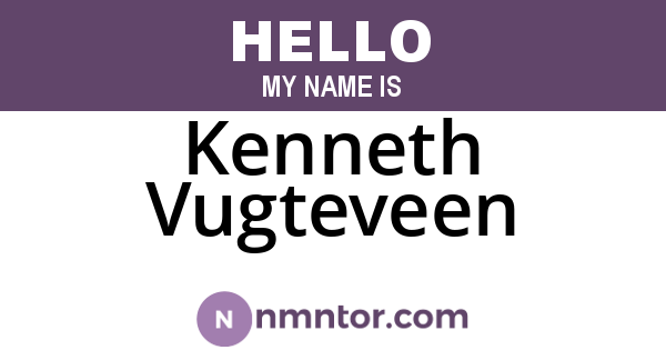 Kenneth Vugteveen