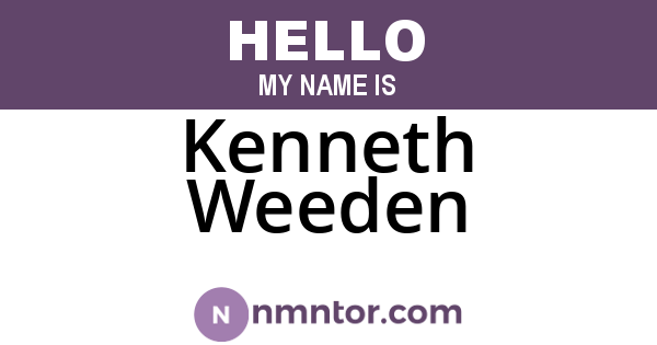 Kenneth Weeden