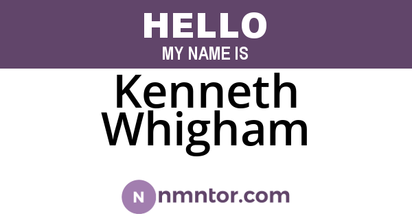 Kenneth Whigham