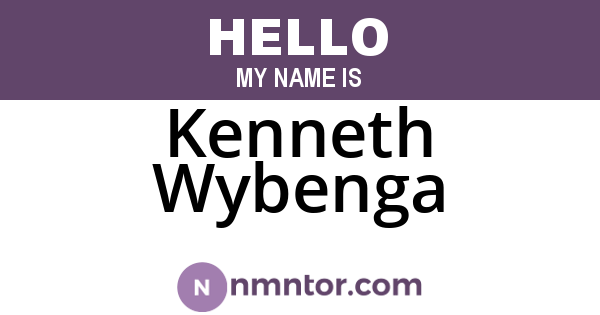 Kenneth Wybenga