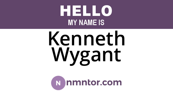 Kenneth Wygant
