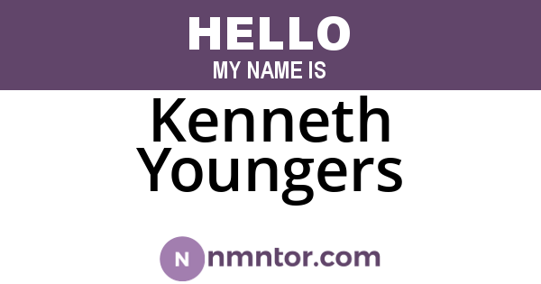 Kenneth Youngers