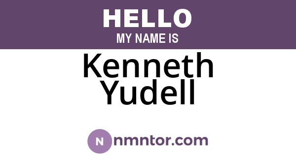 Kenneth Yudell