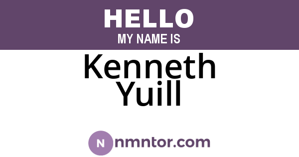 Kenneth Yuill