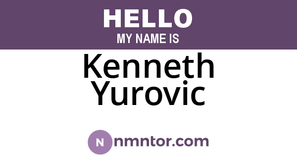 Kenneth Yurovic