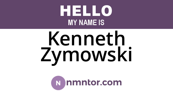 Kenneth Zymowski