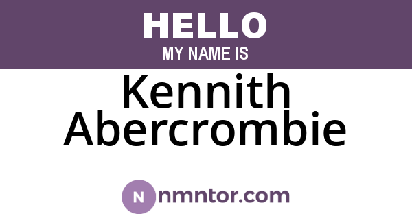 Kennith Abercrombie