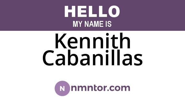 Kennith Cabanillas