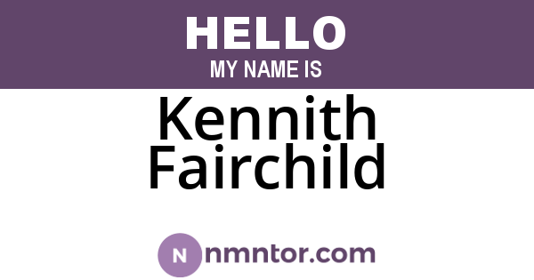 Kennith Fairchild