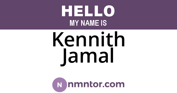 Kennith Jamal