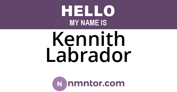 Kennith Labrador