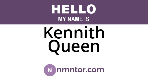 Kennith Queen
