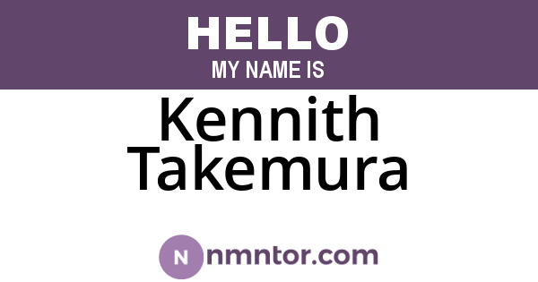 Kennith Takemura