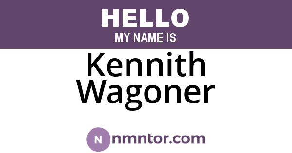 Kennith Wagoner