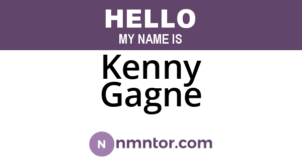 Kenny Gagne