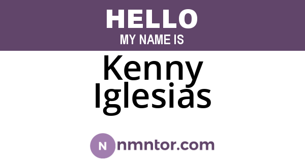 Kenny Iglesias