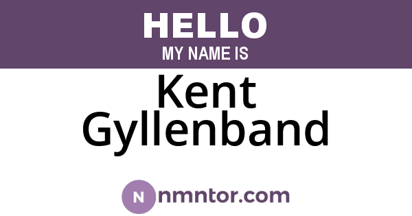 Kent Gyllenband