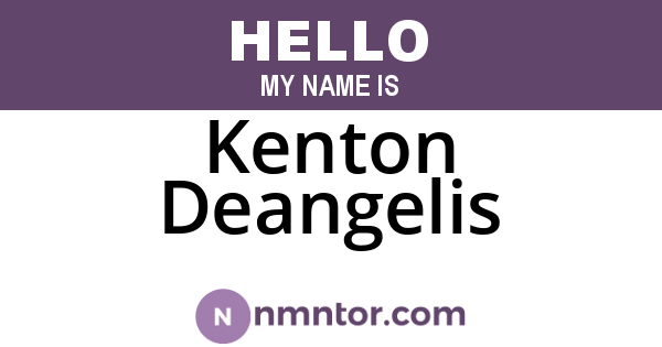 Kenton Deangelis