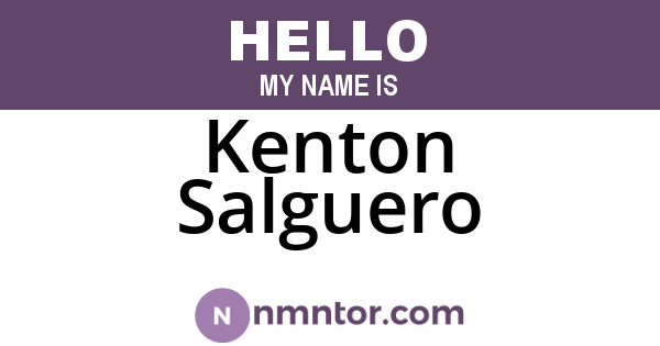 Kenton Salguero