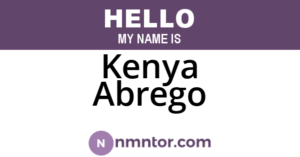 Kenya Abrego