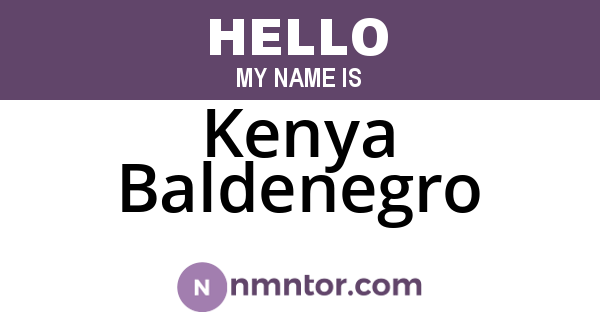 Kenya Baldenegro