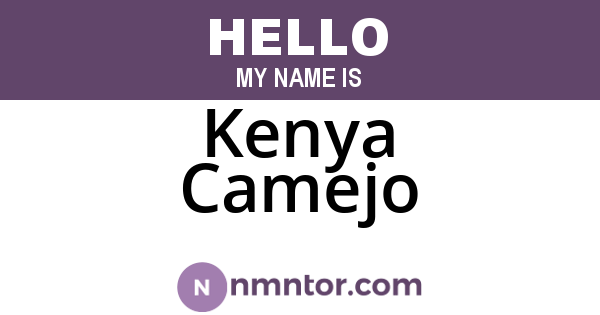 Kenya Camejo