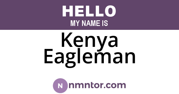Kenya Eagleman